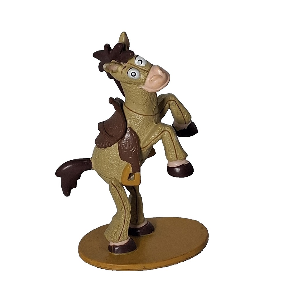 Vintage Disney Toy Story Bullseye‎ Horse Loose 3.25" PVC Figure Cake Topper Toy